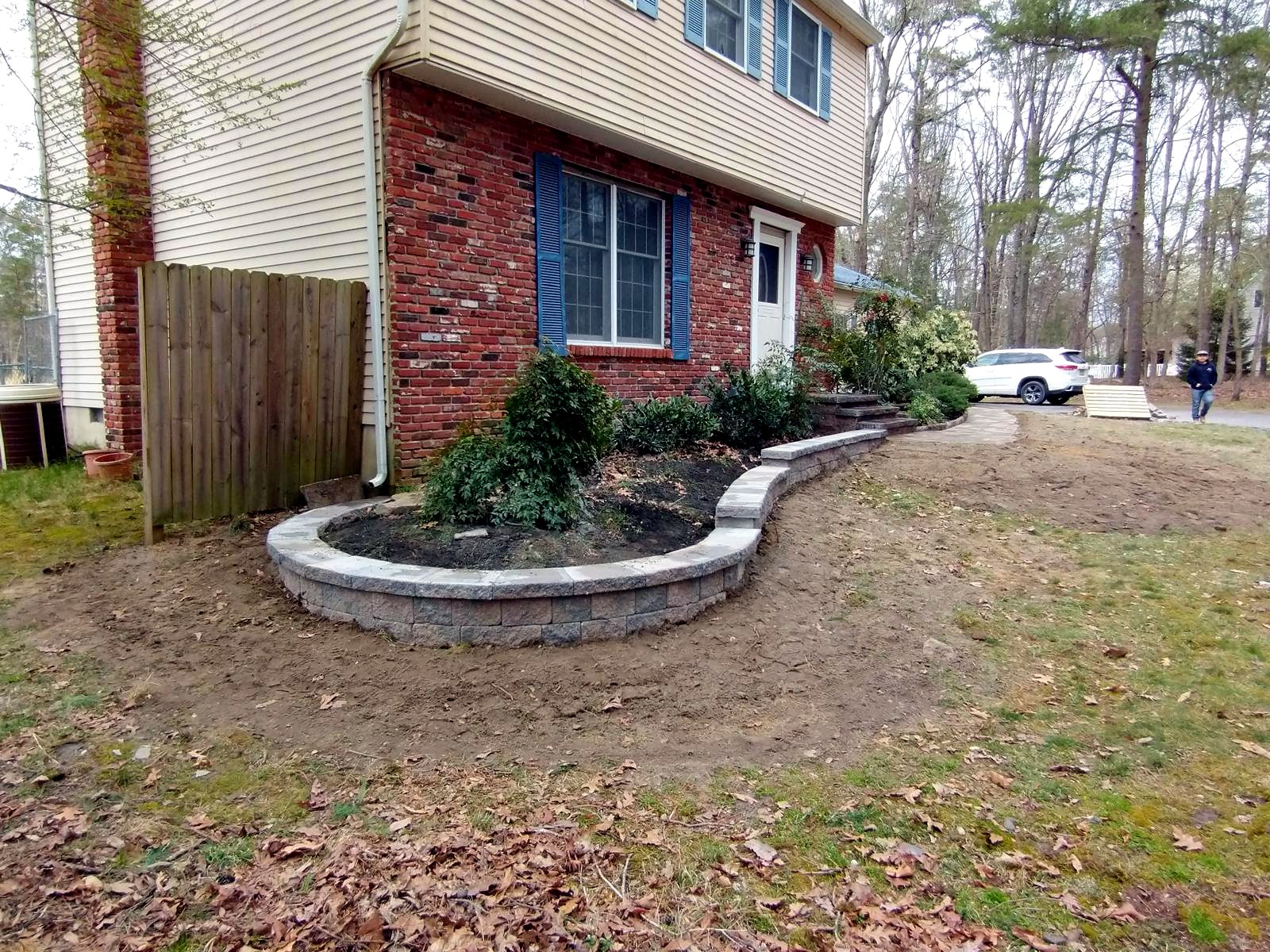 🚶 Brand new Retaining Wall with nice shape all around —
Wenonah, NJ. ✨