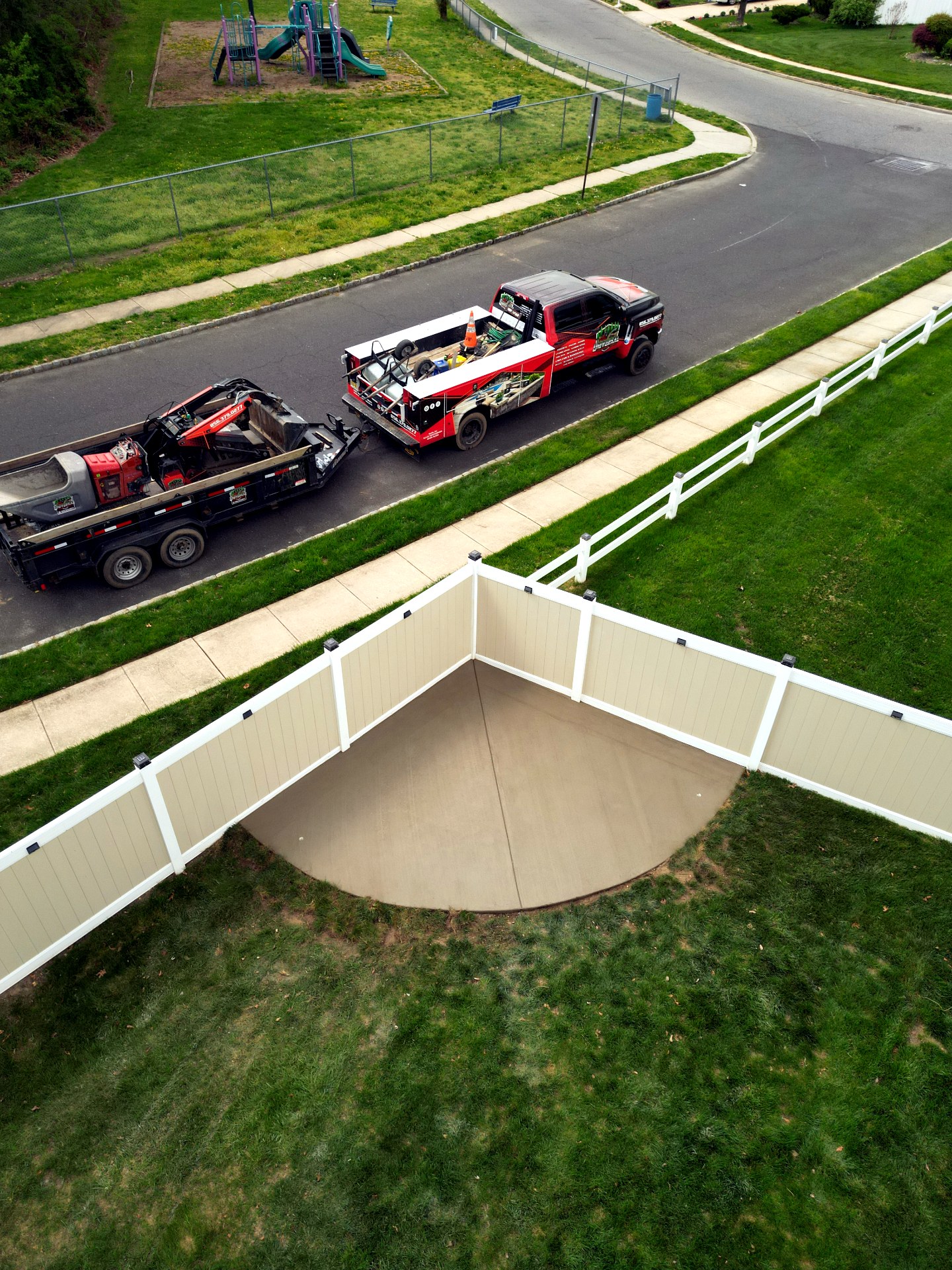 Concrete Pad for Outdoor Bar — Vance Ave, NJ